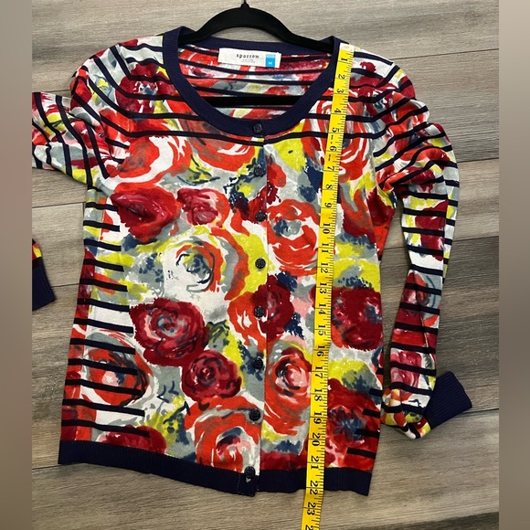 Anthropologie Sparrow Beautiful Button Top- Small - Picture 5 of 7